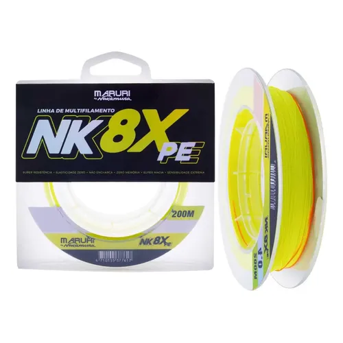 Linha Mult. Maruri Nelson Nakamura 8x - 0.26mm - 200 Metros