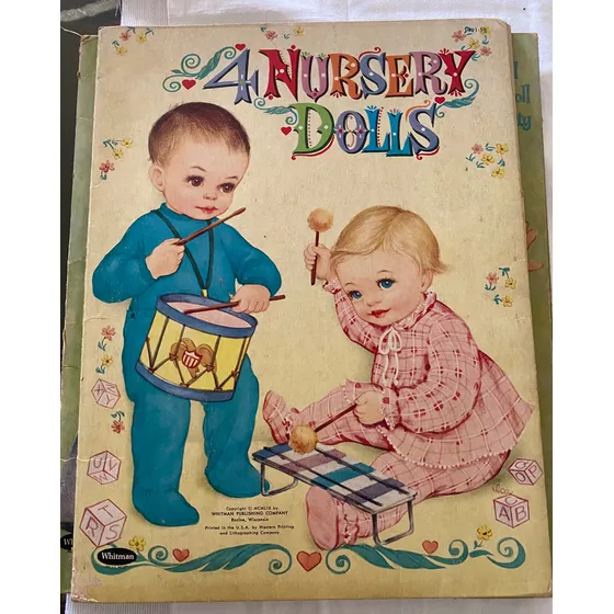 Muñecas De Cartón Y Ropa De Papel Año 1990