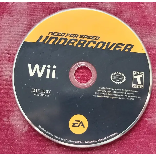 Need For Speed Undercover ( Juego Nintendo Wii ) 5v    (^o^)