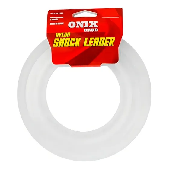Linha Fastline Onix Hard Shock Leader - 40 Lbs - 0,57mm Cor Branco Formato de venda Unidade