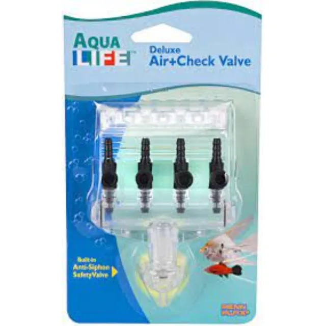 Llave De 4 Salidas Válvula Check  Manguera Aire Pecera 