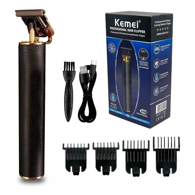 Maquina Corta Pelo Patillera Kemei 1971 Unica Profesional