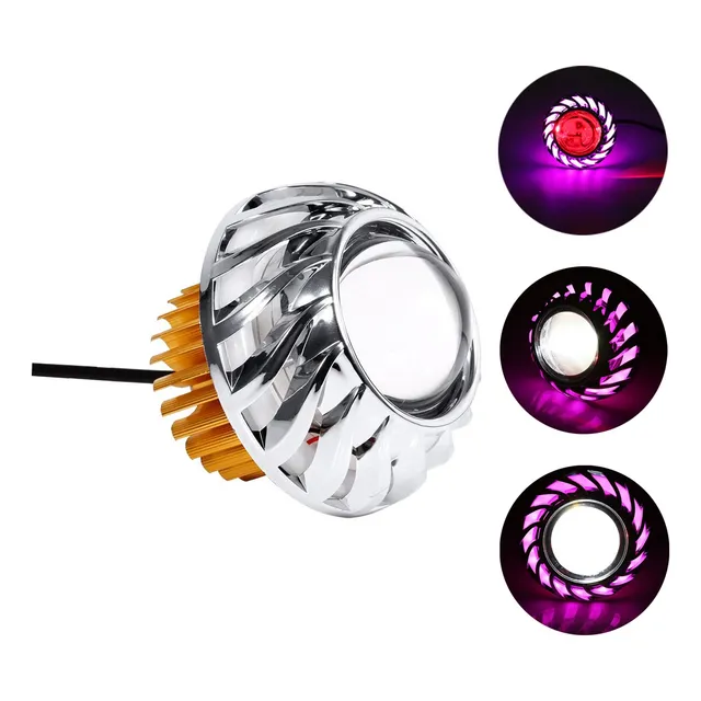 Led Faro Ojo De Angel Y Demonio Motos Auto Tipo Turbinalupa