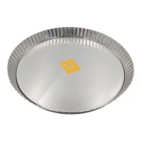 Molde Para Pie Con Base Removible, 28x3 Cm, Marca Alum Ware.