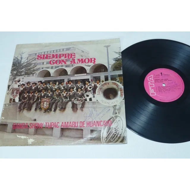 Jch- Banda Show Tupac Amaru De Huancayo Huaynos Lp