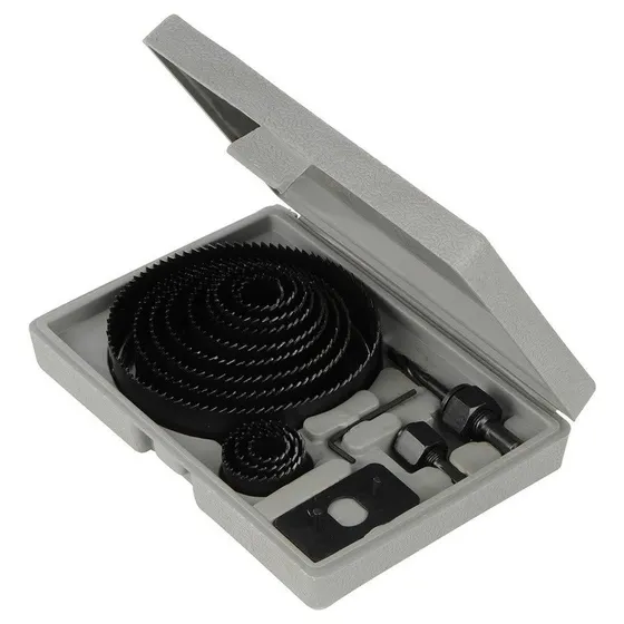 Juego De Sierra Copa Para Cortar Madera Y Plastico 16 Pzas