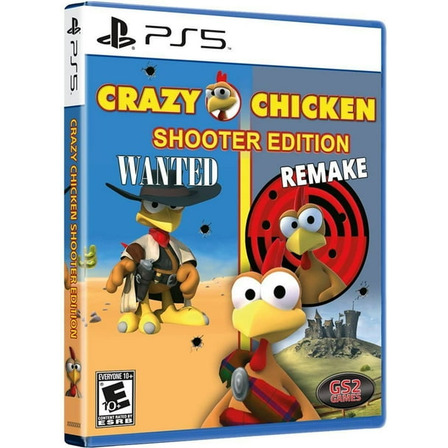 Jogo Mídia Física Crazy Chicken Shooter Edition - Ps5 Jogo Mídia Física Crazy Chicken Shooter Edition - Ps5