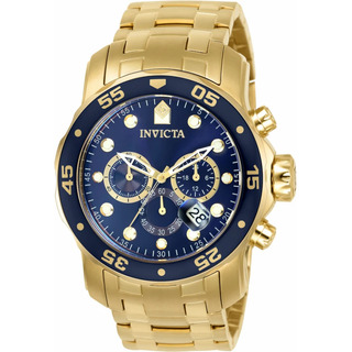 Relógio Invicta Pro Diver 0073 Banhado A Ouro 18k Com N.f Relógio Invicta Pro Diver 0073 Banhado A Ouro 18k Com N.f