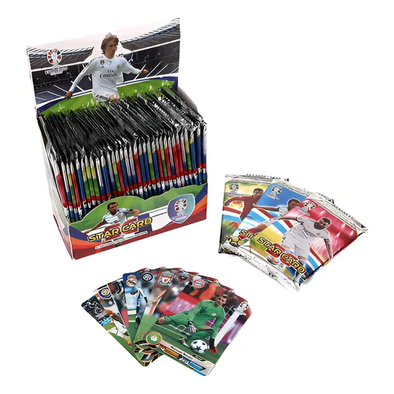 Caja De Cartas De Fútbol De La Eurocopa 2024 36 Sobres, 252