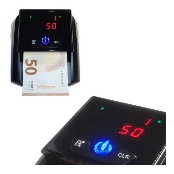Maquina Contadora Detectora Digital Billetes Pesos Dólares 