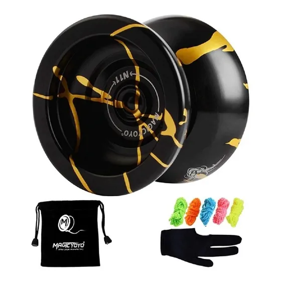 Yoyo Bilboques Timeless Rolamento Ioio Alumínio Magic Rolimã
