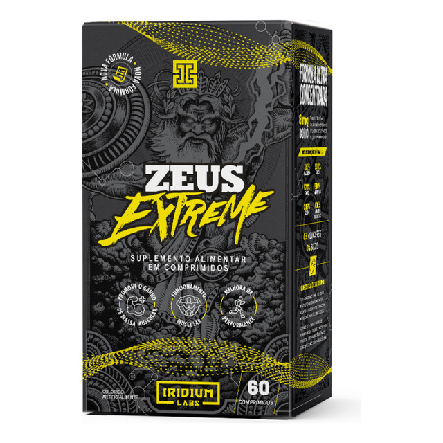 Zeus Extreme - Zma / Pré Hormonal / Testosterona - 60 Comps Sabor Sem Sabor Zeus Extreme - Zma / Pré Hormonal / Testosterona - 60 Comps Sabor Sem Sabor