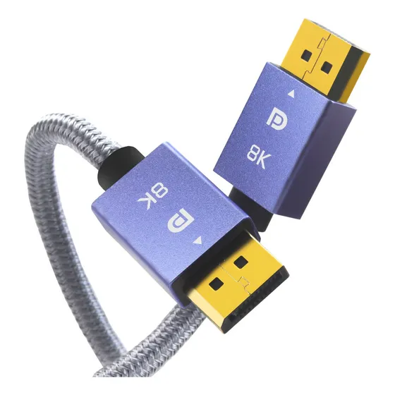 Cabo Displayport 1.4 Ultra Hd 8k 60hz 4k 2k 1080p 240hz 1.5m
