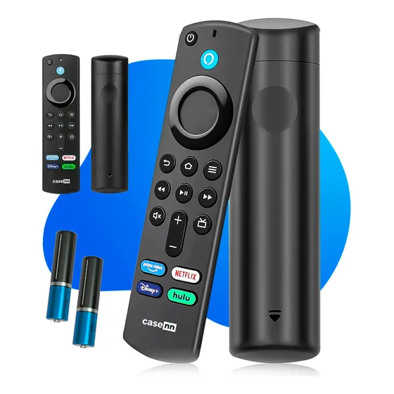 Controle Remoto com Voz Amazon Fire Tv Lite Fire Stick 4k Cor Preto Casenn