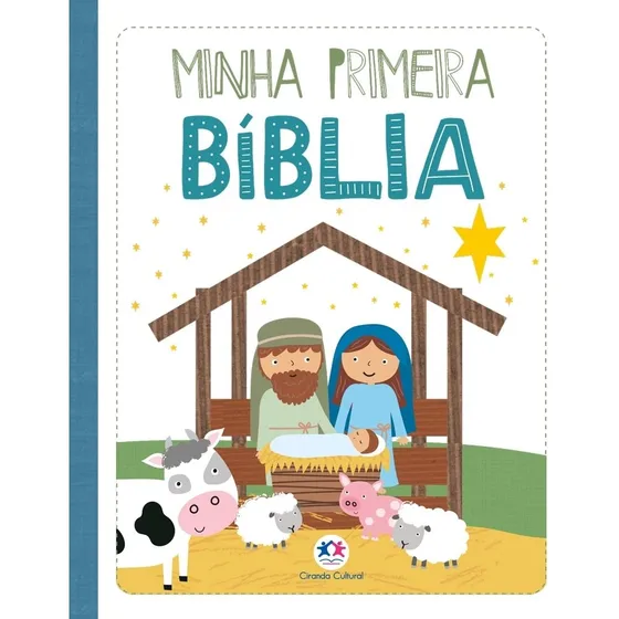 Minha primeira Bíblia - meninos, de Ciranda Cultural. Minha primeira Bíblia Editorial Ciranda Cultural Editora E Distribuidora Ltda., capa mole em português, 2021