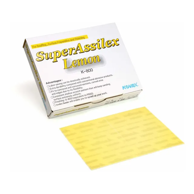 Super Assilex Hoja Lija Flexible Limon K-800 Gancho 25