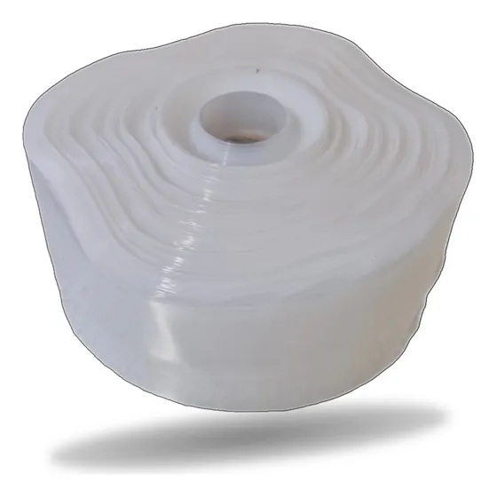 Cinta Plastica Para Cortinas 7cm X 100mts. Blanco Transparente