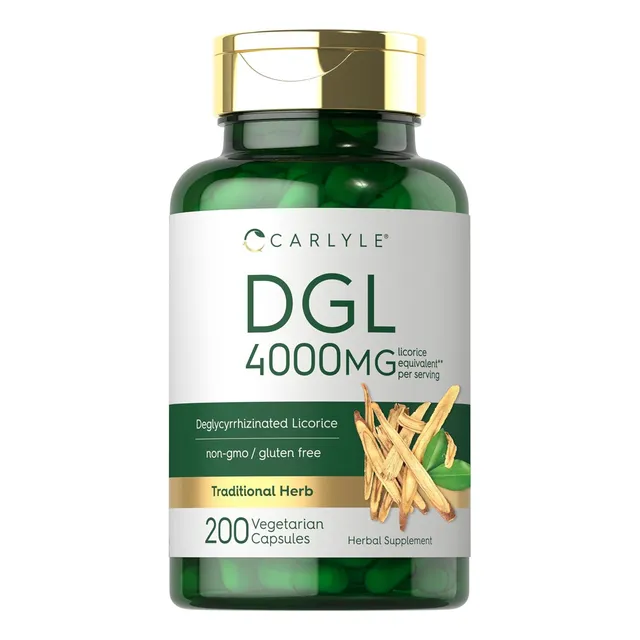 Carlyle Dgl 4000mg Regaliz Deglicirricinado, 200 Unidades