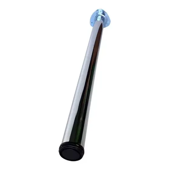 Pata Para Mesón De Acero Cromado De 87 Cm