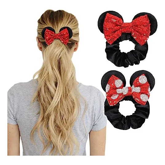 Ratón De Pelo Para Mujer, Lentejuelas De Peluquería 9kb1h