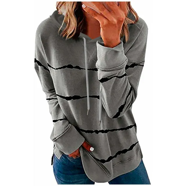 Tunica Tops Manga Larga Boton Arriba Babydoll Knit Suave