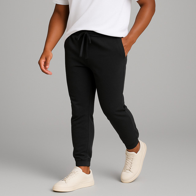 Calça Moletom Jogger Confortavel Masculino Com Punho P Ao G3