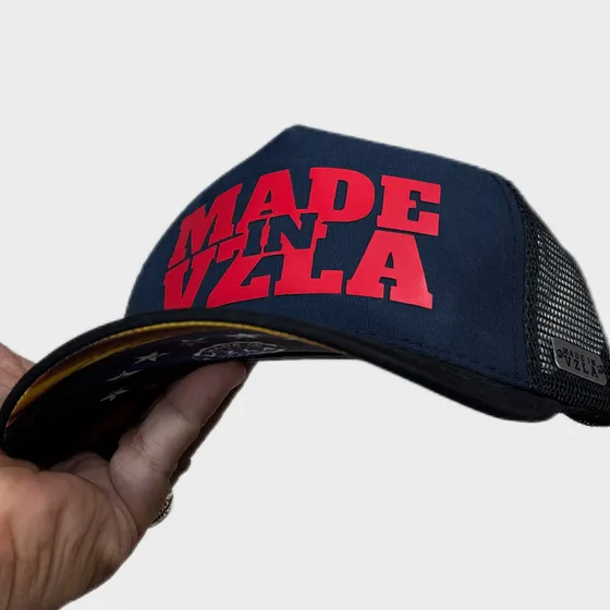 Gorras Trucker Made In Vzla Logo Rojo 2024