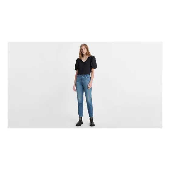 Jeans Levis Modelo Wedgie Fit Ankle Para Mujeres 