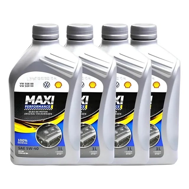Kit 4L De Óleo Motor 5w40 100% Sintético Original Volkswagen