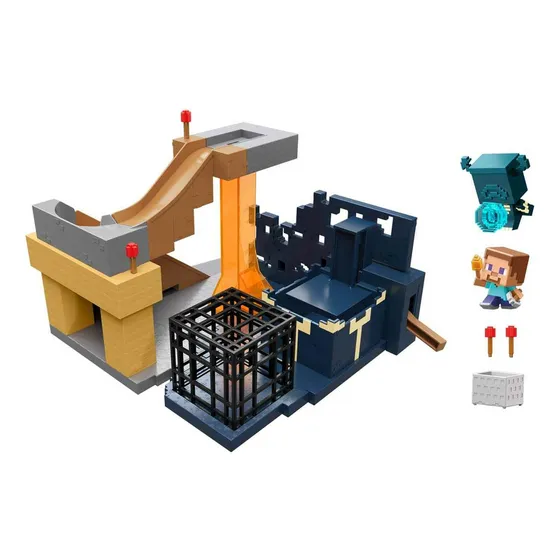 Set De Juego Mini Ascenso Del Warden - Minecraft - Vanilla Color Multicolor