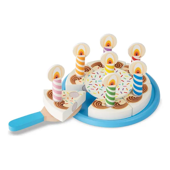 Tarta De Fiesta De Cumpleaños De Toy Melissa & Doug Con Ader