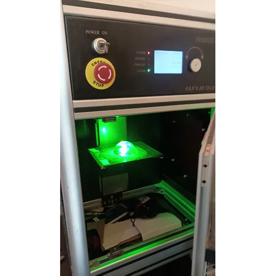 Grabadora Láser Para Cristal 3d