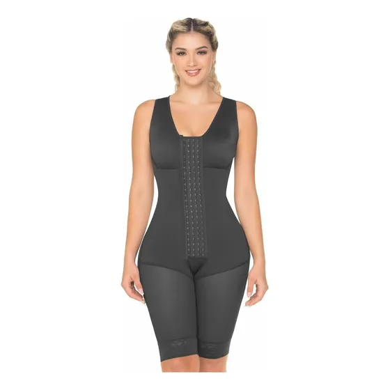 Faja Medio Muslo Con Brasier  Colombiana Original Nueva