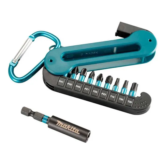 Set De Puntas 10 Pzs + Porta Punta Magnetico Makita E-12005