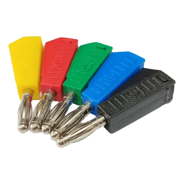 Plug Banana Apilable Conector Banana (50 Piezas)