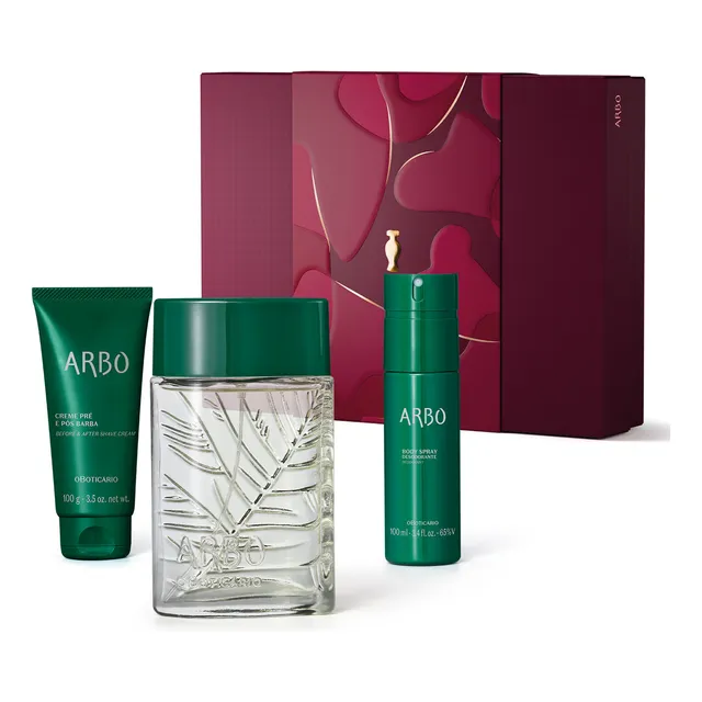 Presente Dia Dos Namorados Arbo (3 Itens) - O Boticário