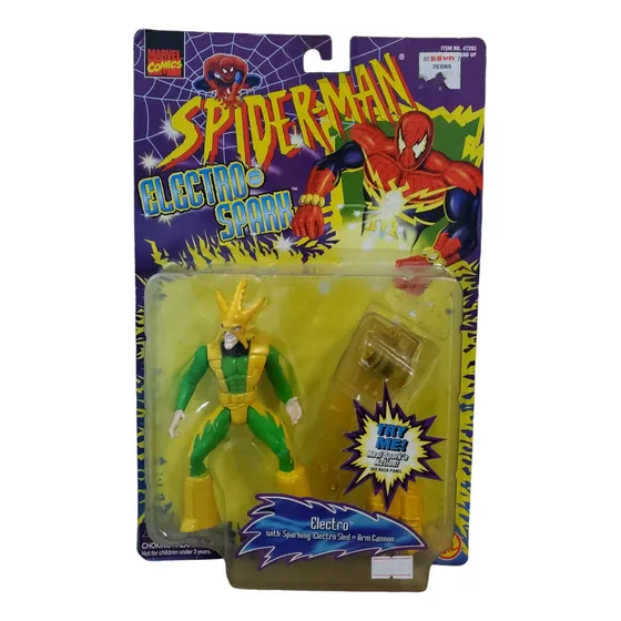 Spiderman Electro-spark, Toybiz 1997 Arm Cannon