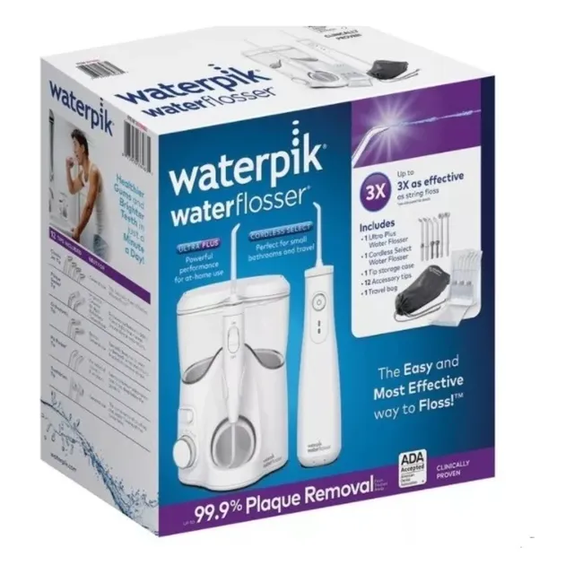 Waterpik, Sistema De Aseo Dental De Agua A Presión Blanco
