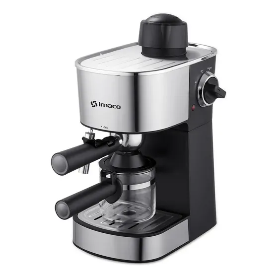 Cafetera Espresso 4 Tazas 3.5 Bar Imaco Iecm3503 Color Plateado | Cuotas sin interés