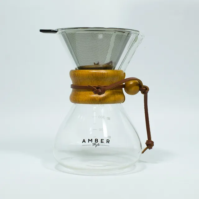Chemex De 400 Ml Con Filtro De Acero Inoxidable