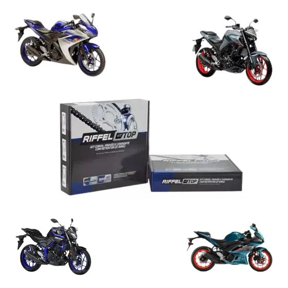 Kit Relação Transmissão Mt03 / R3 C Retentor Original Riffel