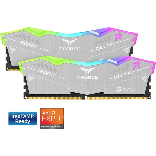 Memória RAM T-Force Delta RGB preto 16GB 2 Team Group