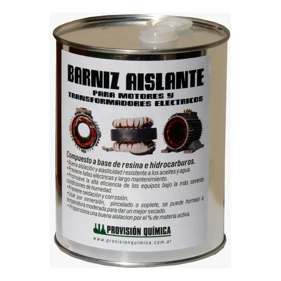 Barniz Aislante Motores Eléctricos X 1 Litro
