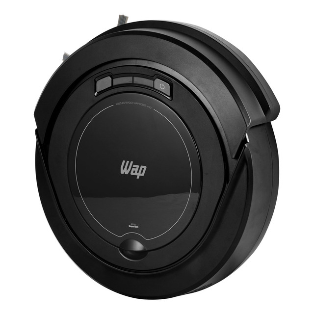 Robô Aspirador Robot W90 Varre Aspira E Passa Pano 30w Wap Cor Preto Robô Aspirador Robot W90 Varre Aspira E Passa Pano 30w Wap Cor Preto