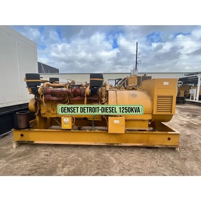 Generador Detroit Diesel 1250 Kva 1000 Kw Usado