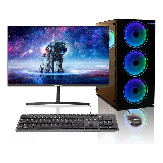 Torre Cpu Gamer Core I5 9400 Gpu 2gb Hdmi 1tb 8gb Led 22 Pc
