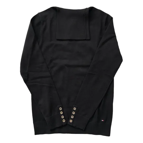 Chompa Cuello Alto Tommy Hilfiger Talla Small Color Negro