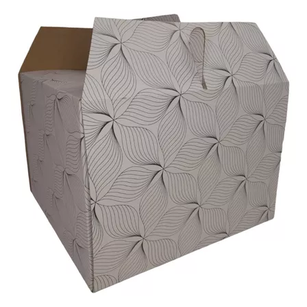 Caja Tortas Apilables Tr Carton  Manija 27x27x20