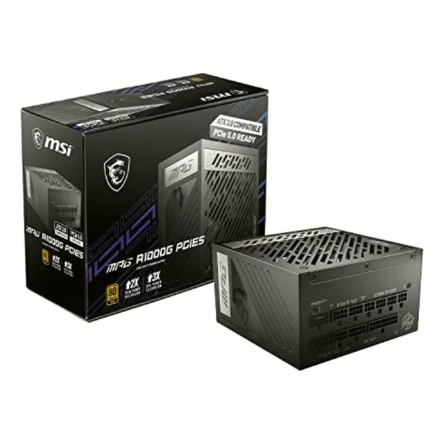 Msi Mpg A1000g Pcie 5 & Atx 3.0 Fuente De Alimentación Para