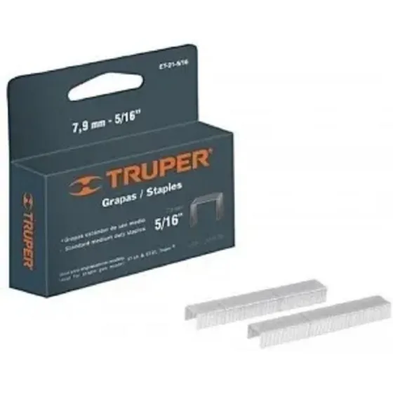 Grapas 5/16 Pulgadas Et-50 Grampas Truper Caja 1000 Uni -tyt